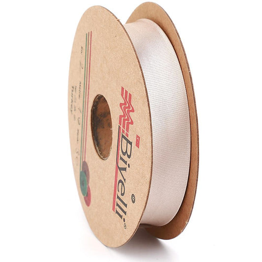 Taş Rengi Saten Biye 2cm eninde 25mt top (30)