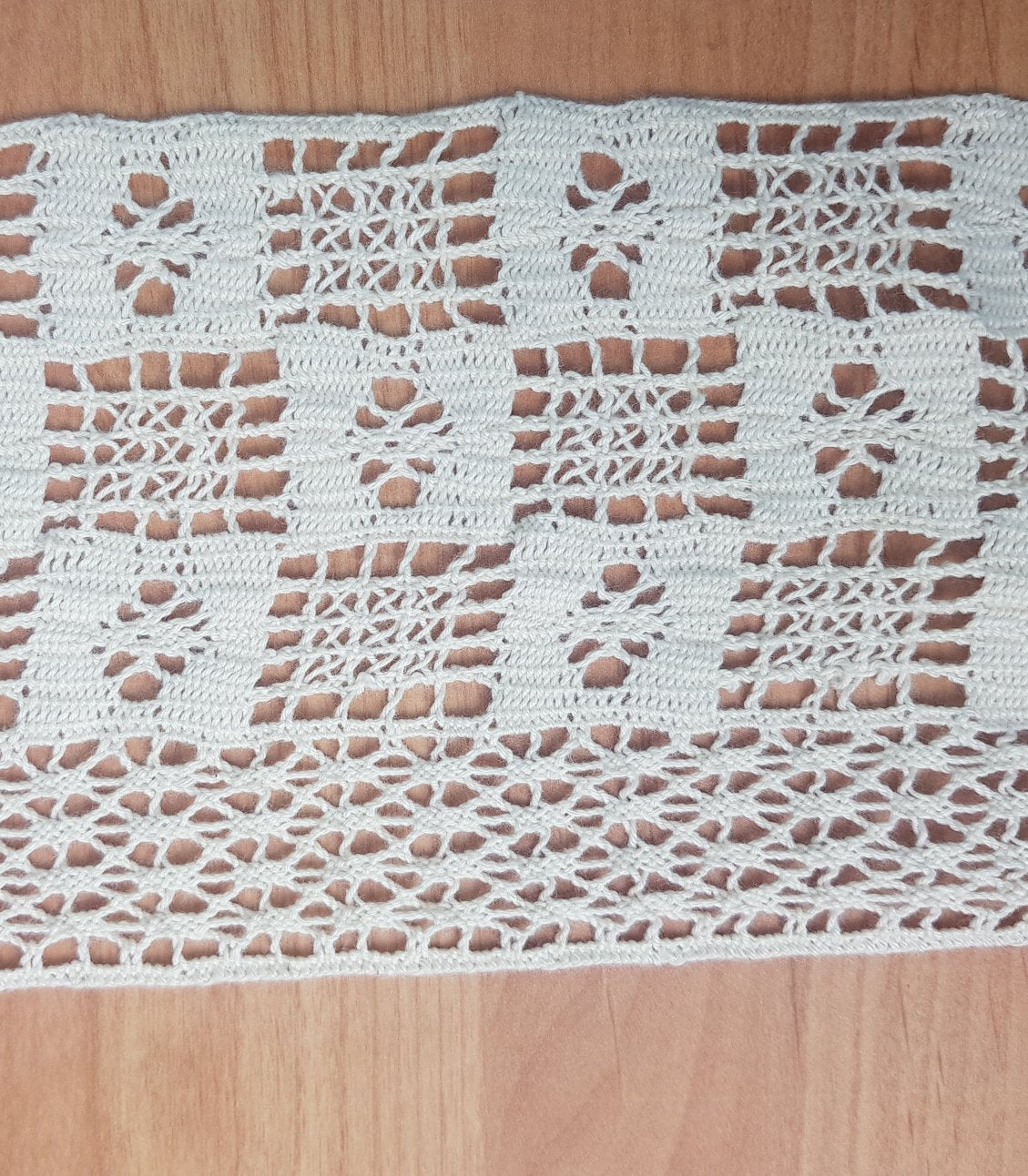 10 Metre Krem Ara Pamuk Dantel 125mm (9249)