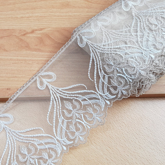 Double color scallop of tulle scallop of tulle (21102)