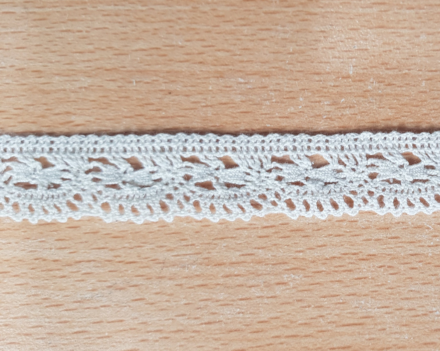 10 Metre Krem Kenar Pamuk Dantel 20mm (1307)