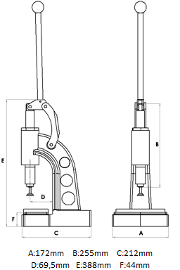 4125 DKP Manual Press