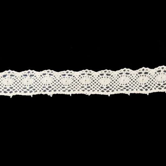 10 Metre Kenar Pamuk Dantel 30mm (370)