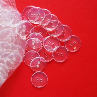 Şeffaf Nevresim Düğmesi 25 ad. 36 boy. 23 mm Düğme