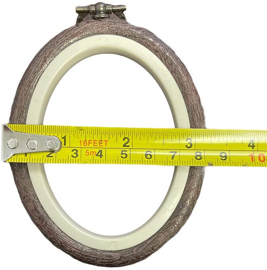 Çerçeveli Oval Pano Kasnak - Plastik Çerçeve Kasnak