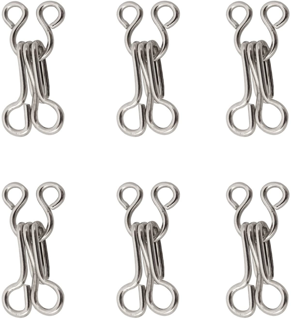 Etek Kopçaşı - Agraf. Siyah veya Nikel renkte. (24 adet)