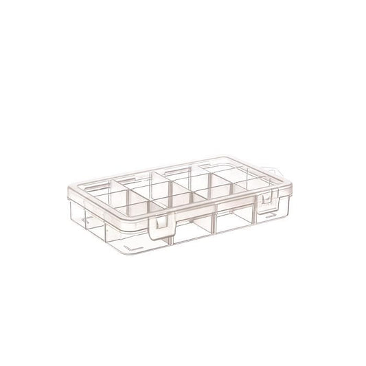 Plastik gözlü saklama kutusu ( 9 gözlü Organizer kutu)