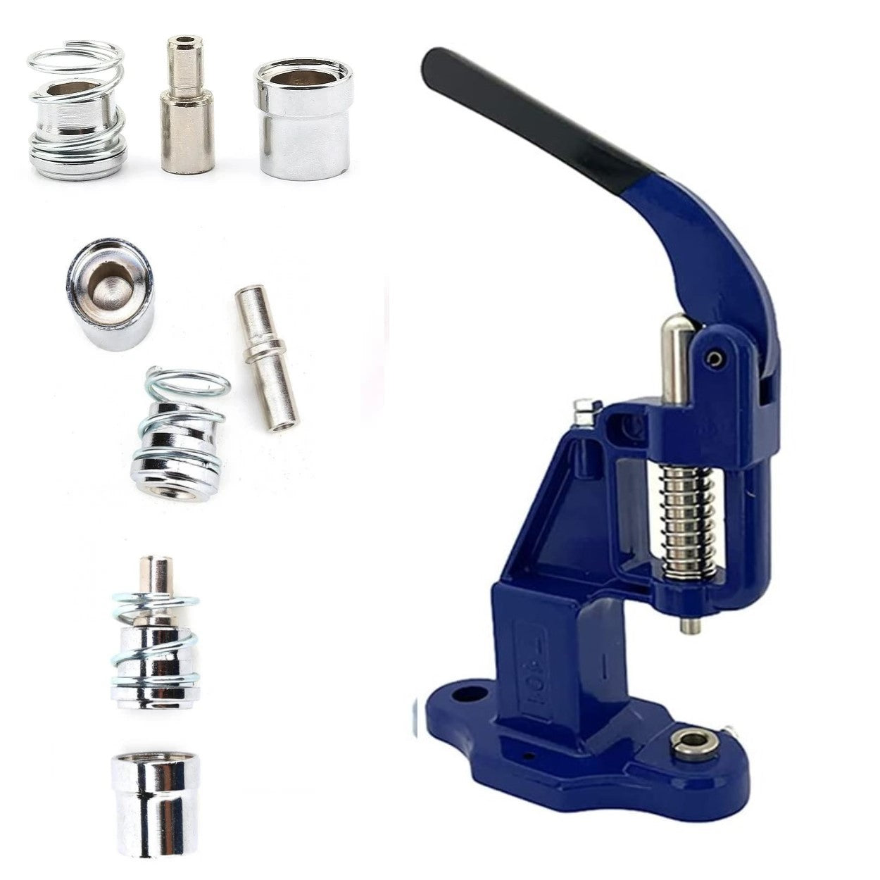 Tulumba El Presi, Kumaş Kaplama Basma Makinası ve 5 Adet Düğme Kalıbı