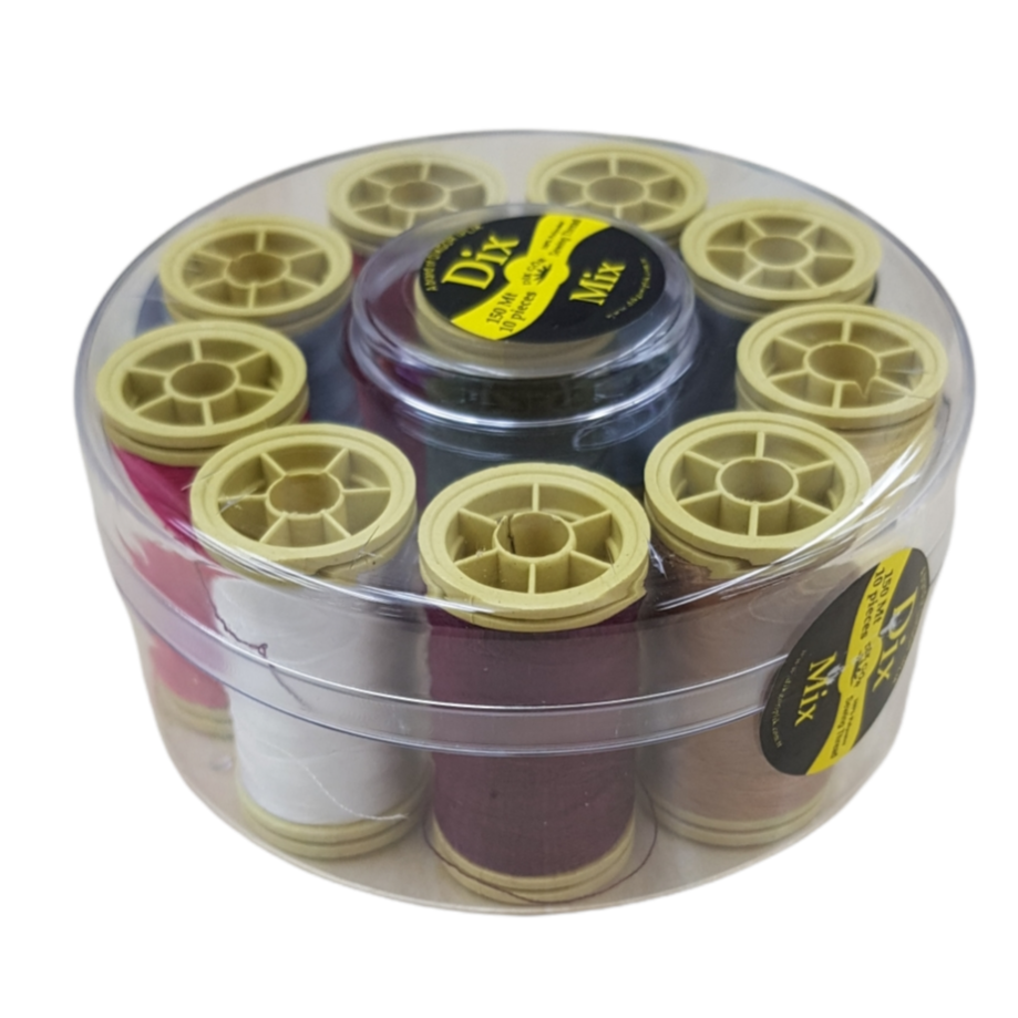 Karışık Renkli Dikiş İpliği Seti. Renkli Dikiş İpi Kutusu