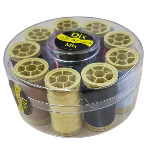 Karışık Renkli Dikiş İpliği Seti. Renkli Dikiş İpi Kutusu