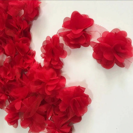 Şerit Şifon Çiçek 9 metre top halinde.