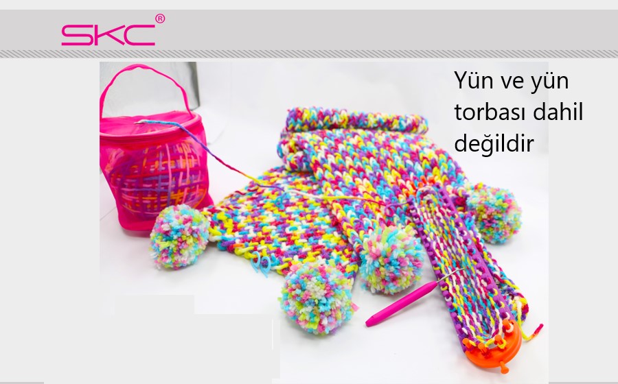 SKC Örgü Dokuma Tezgahı - Şapka ve Atkı için Örgü El Aparatı