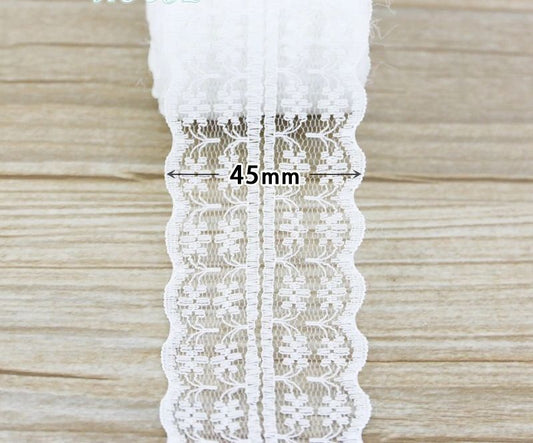 25 mt Papatyalı Dantel - Paketleme, Dekorasyon, Fiyonk, Davetiye, Süsleme vs için.