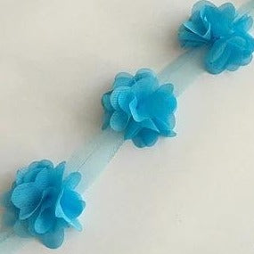 Şerit Şifon Çiçek 9 metre top halinde.