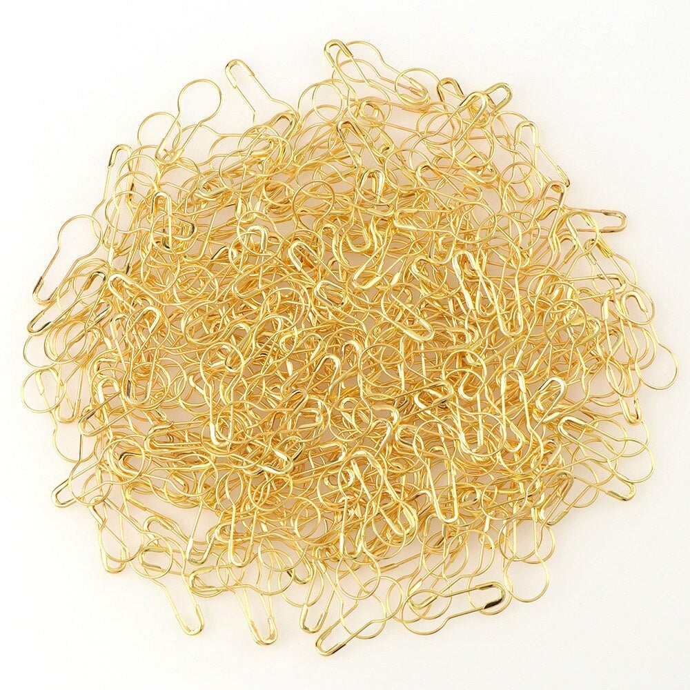 1000 pcs Pear Safety Pin, Bulb Safety Pin.