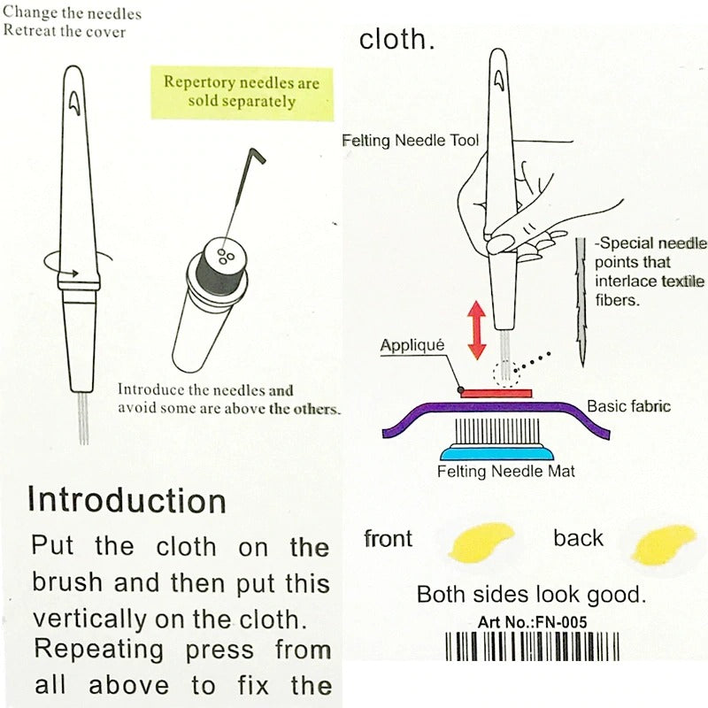 Üçlü Keçe İğnesi - SKC FN-005 Keçe iğnesi 3lü