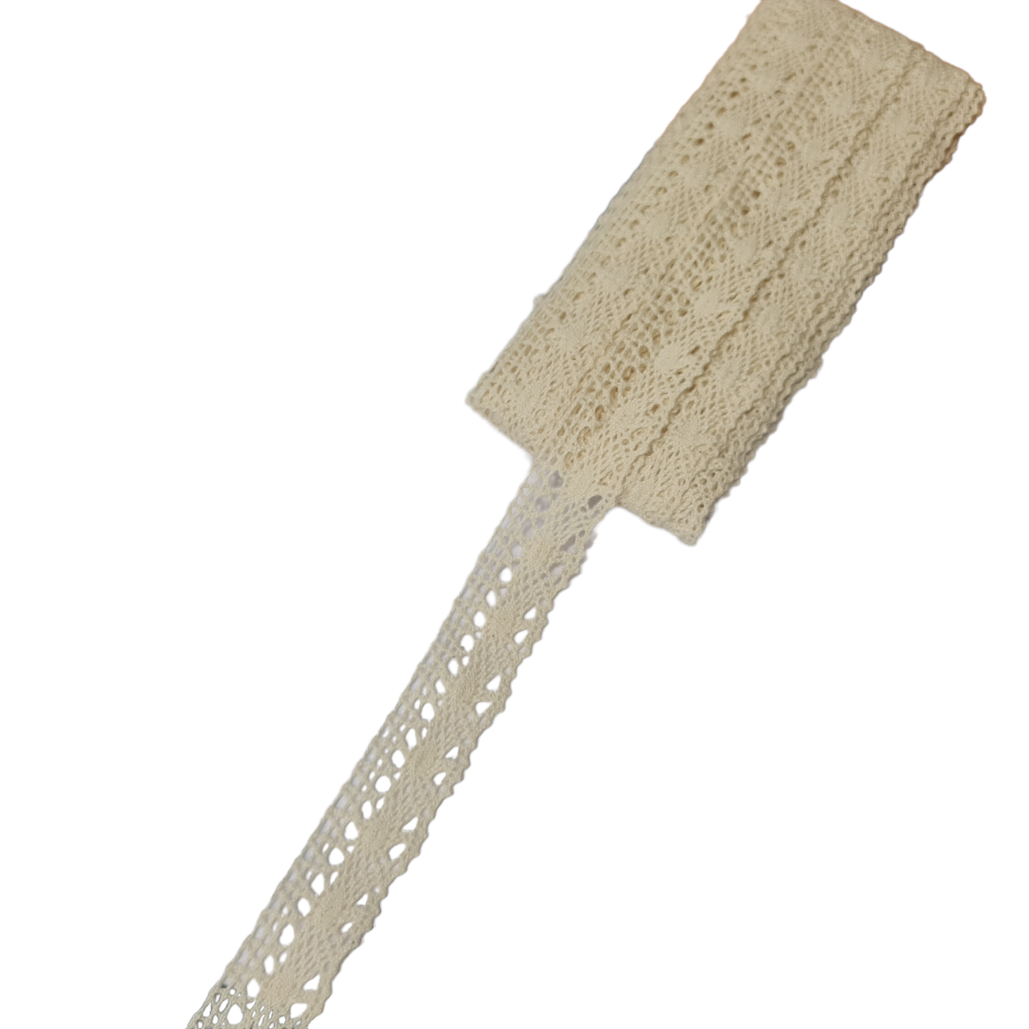 2cm Eninde 10 Metre Kenar Krem Pamuk Dantel (499)