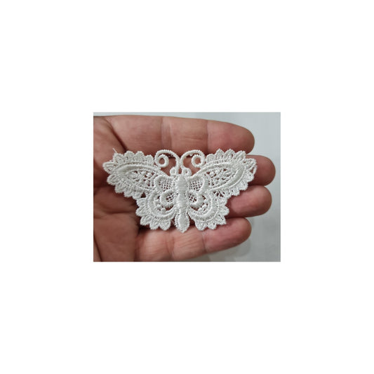 Küçük Kelebek Gipür Motif (6017) (4, 8 veya 12 adet)