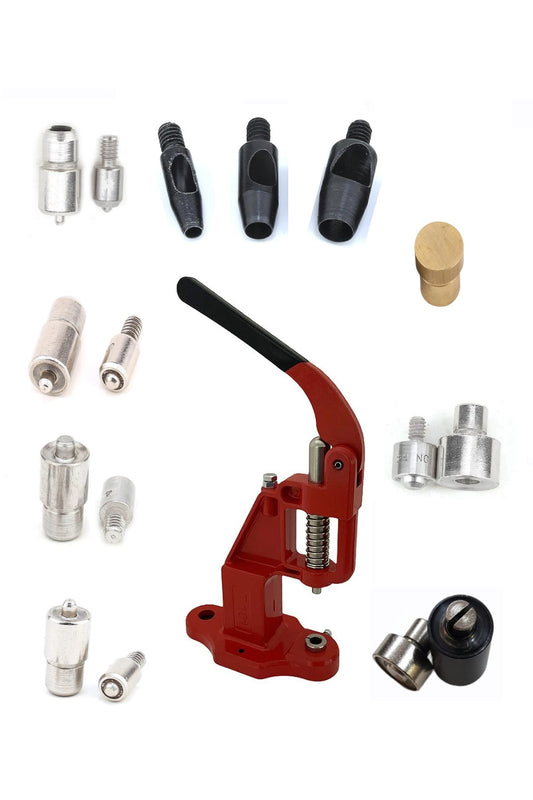 Tulumba Presli, 10 Kalıplı Kuşgözü Çakma seti ve Saklama Kutusu