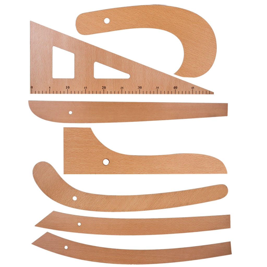 Ahşap Riga takımı. 7 parça Riga seti