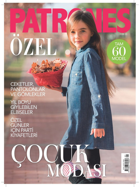 PATRONES Özel / ÇOCUK MODASI 60 Model - 2. Dergi Home Art Eylül 2025