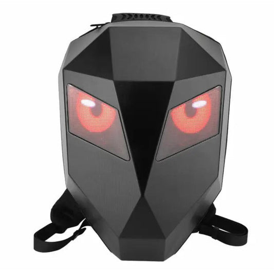 Siyah Led Gözlü Sırt Çantası, Kask Çantası