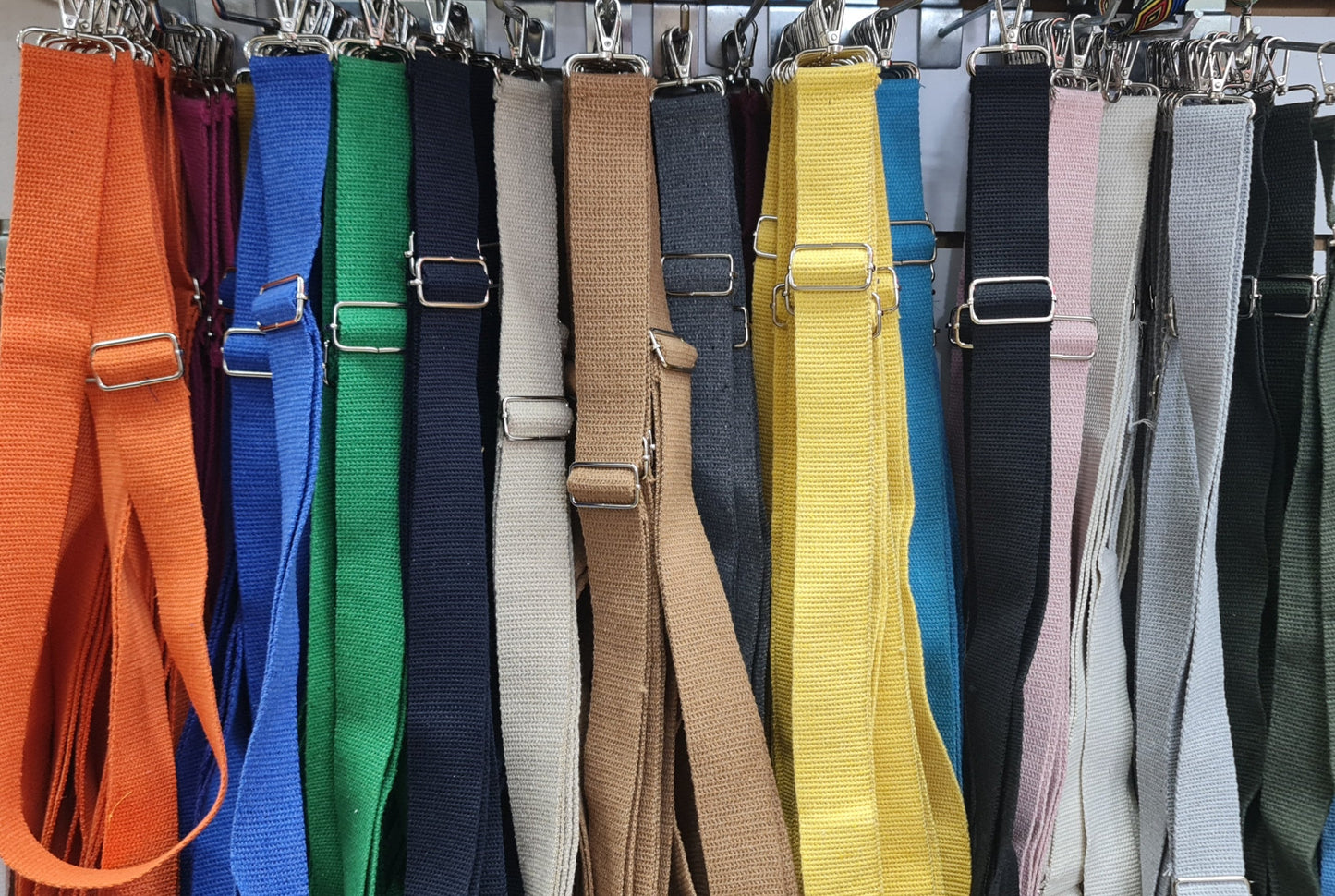 Düz Renk Dokuma Çanta Askısı (115 cm)
