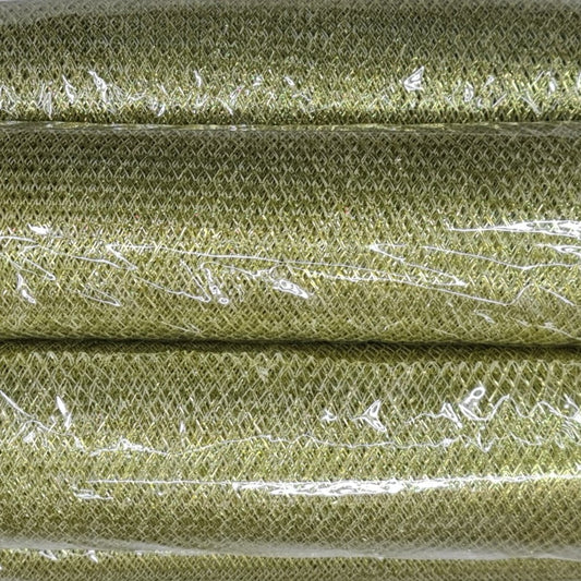 Simli File Kumaş Tül Sarı (Altın) - 70cm En [9metre top]