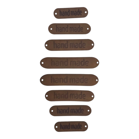 Hand Made Etiket Taba (8 adet, 4 değişik ebat)