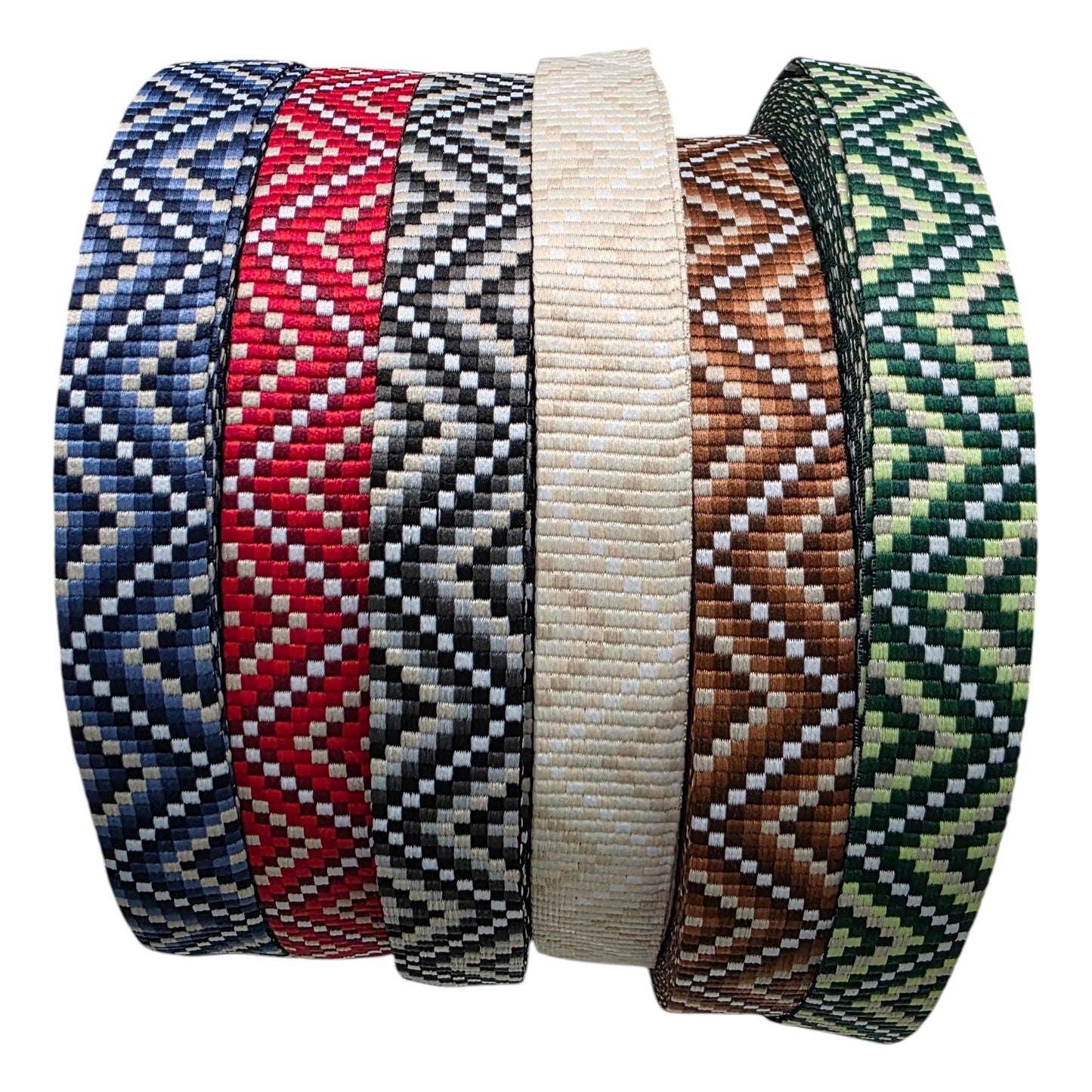 Dokuma Renkli Çanta Kolonu, 38mm Eninde Çanta Kolonu, Dokuma Şerit (BA249)