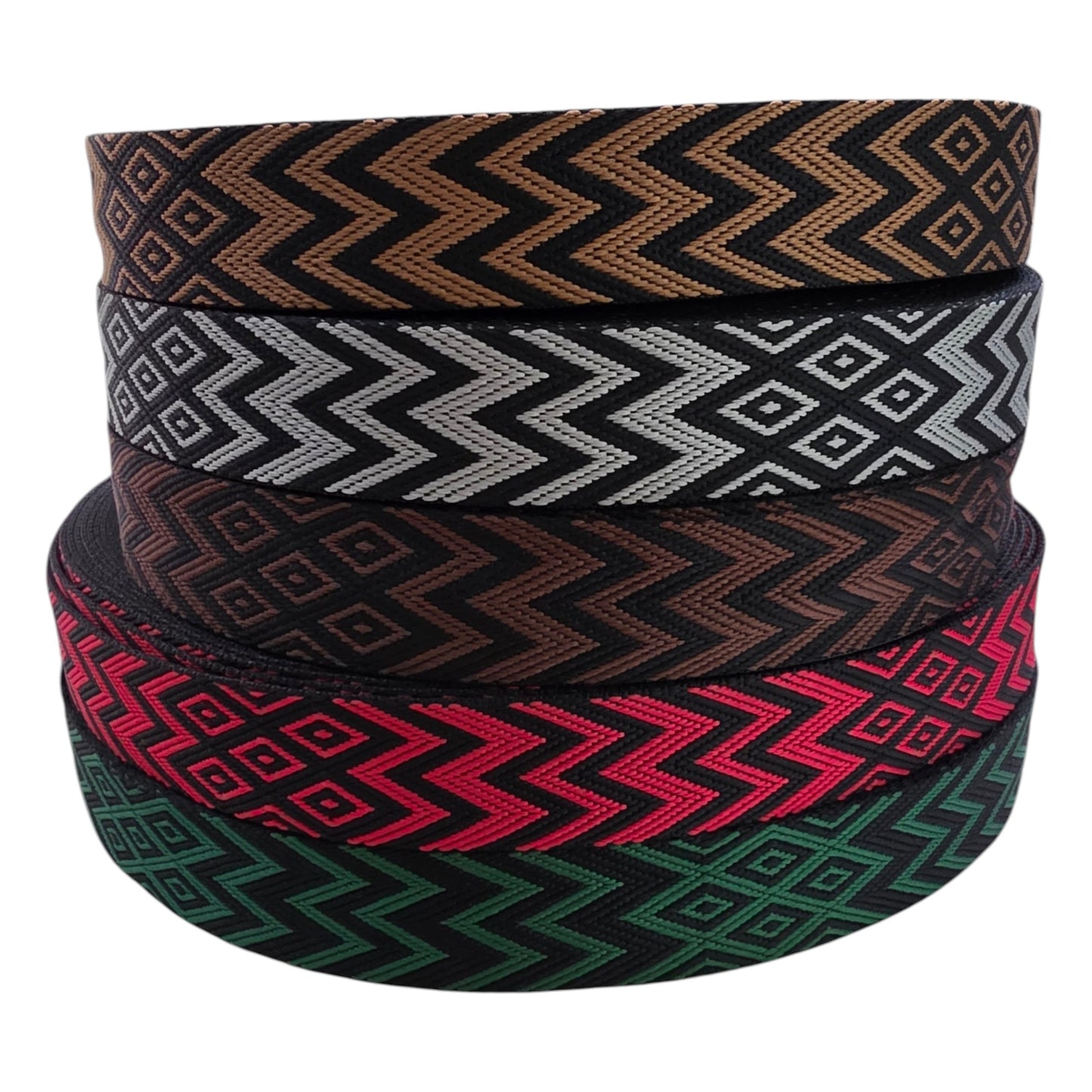 Dokuma Renkli Çanta Kolonu, 38mm Eninde Çanta Kolonu, Dokuma Şerit (BA247)