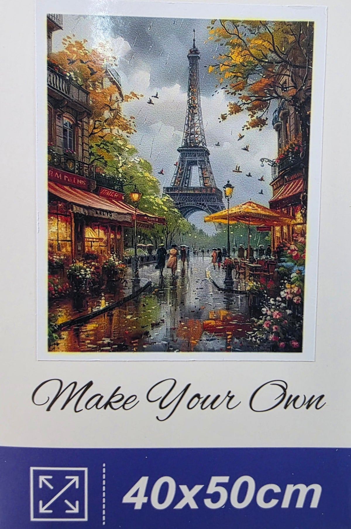 Boncuklu Taşlı Mozaik Elmas Goblen Tablo Resim Pano (40cmx50cm) Eyfel Kulesi, Paris 88722