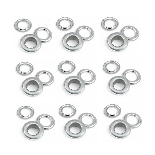 31 Numara Alüminyum Kuşgözü (1000 adet takım) [Kapsül ve pul takım] 17mm Kuş gözü