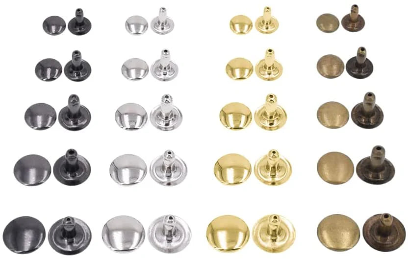 9mm double sided Rivet / Without Apparatus (in packs of 100 or 1000 pieces)