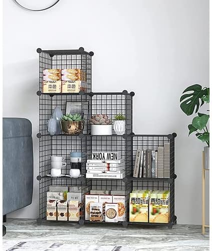 9 Bölmeli Metal Çok Amaçlı Raf Dolap Organizer - Kendin Yap - 9 Raflı Organizer Dolap. 35cmX35cm Ebatlarında
