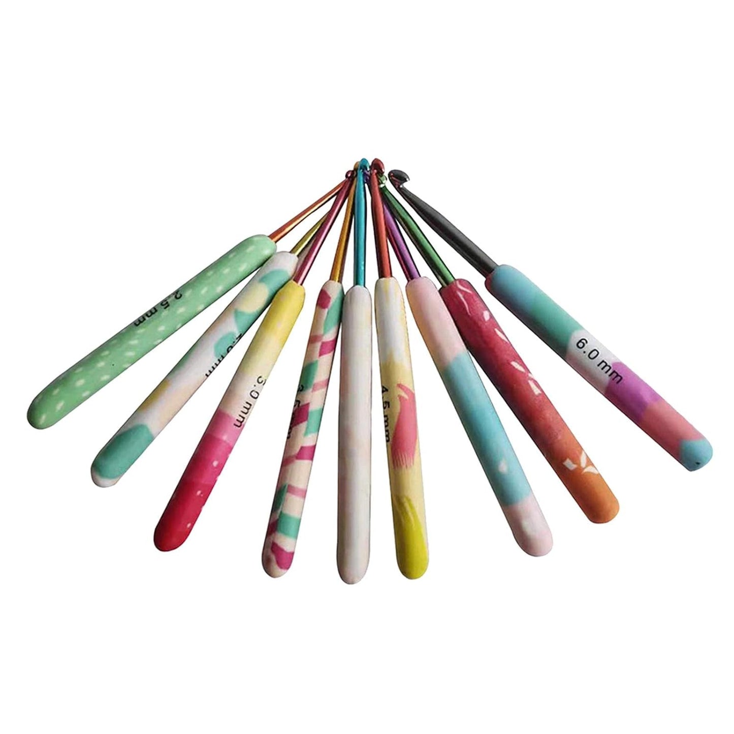 9 adet Silikon Saplı Tığ: 2mm'den 6mm'e kadar Karışık Tığ Seti