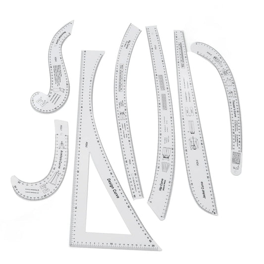 FRANSIZ RİGA TAKIMI - Dikiş Cetvel Terzi Seti - Beyaz Renk