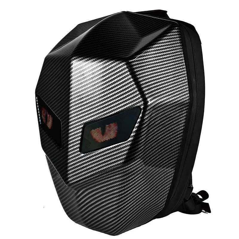 Karbon Led Gözlü Sırt Çantası, Kask Çantası
