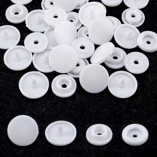 T5 Plastik Beyaz Çıtçıt (250 / 500 / 1000 adet) (12mm Plastik Çıtçıt)