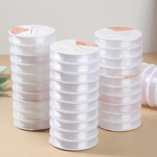 Şeffaf Takı misinası [10'lu paket] (0.6mm, 0.8mm ve 1mm kalınlık)