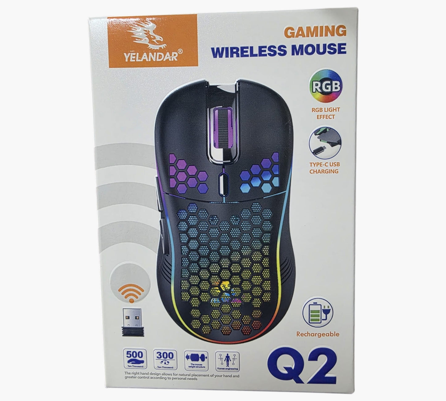 Kablosuz, Şarj Edilebilir 7 Tuşlu Bilgisayar Faresi (Q2), Kablosuz Mouse