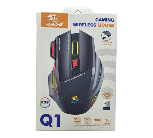 Kablosuz, Şarj Edilebilir 6 Tuşlu Bilgisayar Faresi (Q1), Kablosuz Mouse