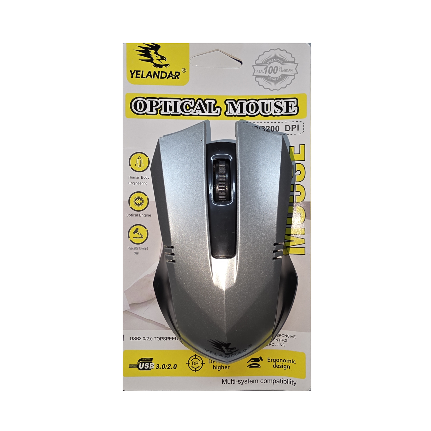 Kablolu Optik Bilgisayar Faresi - 3 Tuşlu, (JA-312)