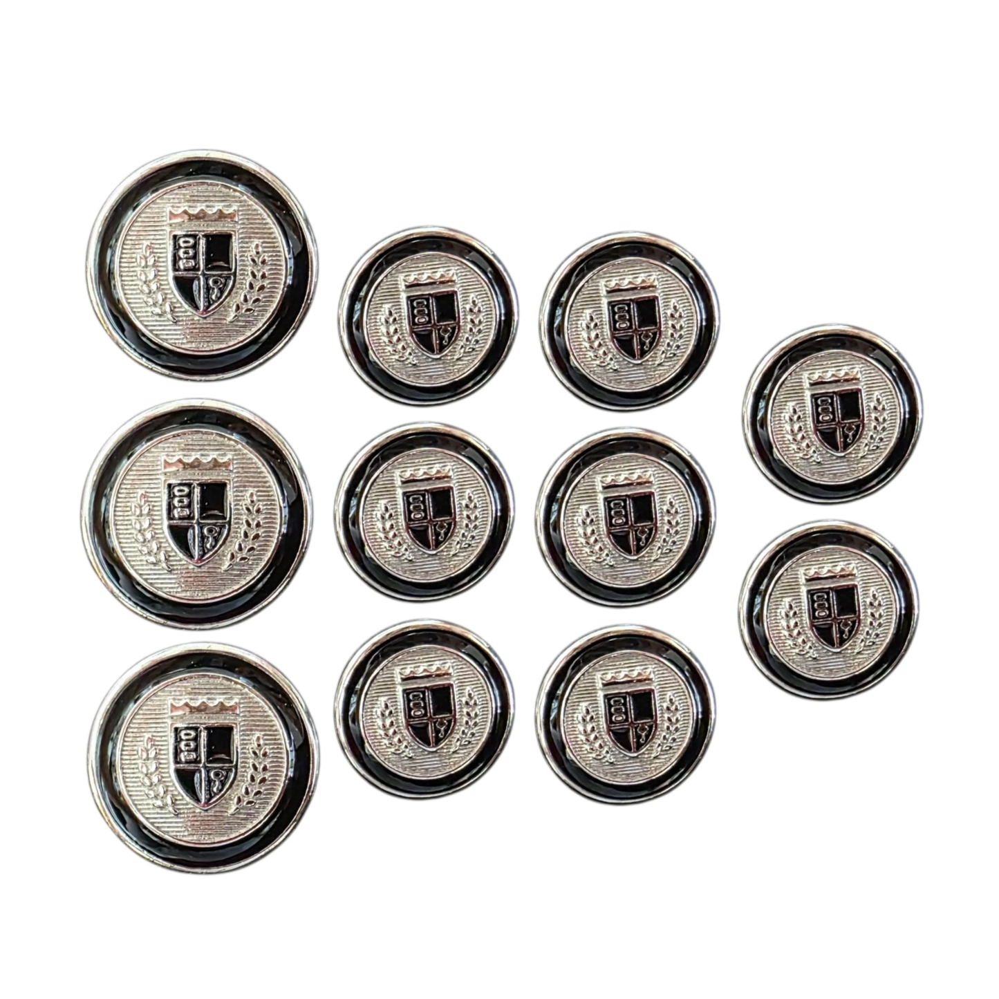 Blazer Ceket Düğme 11 adet takım ( 3 Büyük Düğme, 8 Küçük Düğme)