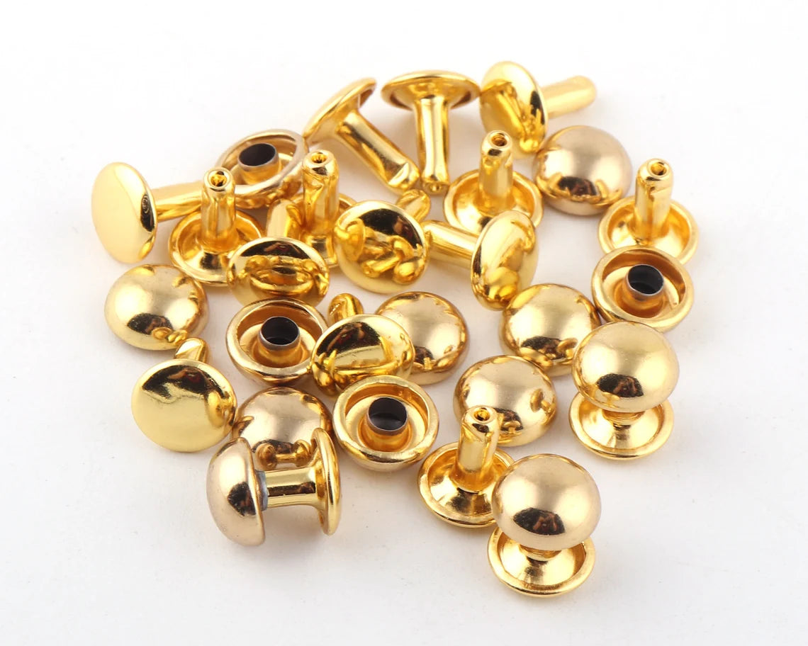 9mm double sided Rivet / Without Apparatus (in packs of 100 or 1000 pieces)