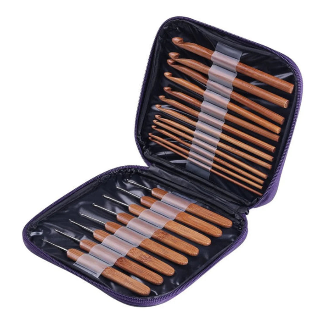 20’li Bambu Tığ Seti – 1.0 mm’den 10 mm’ye kadar tüm boylar tek pakette