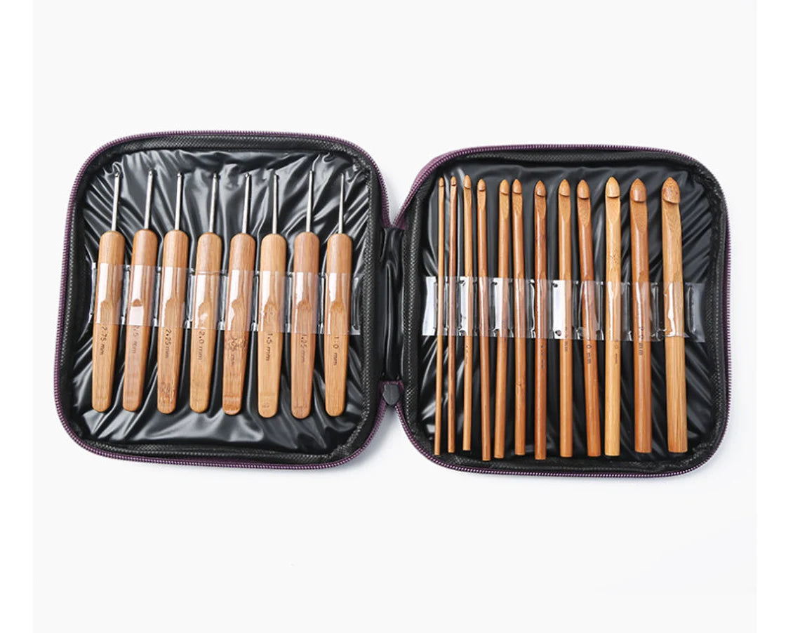 20’li Bambu Tığ Seti – 1.0 mm’den 10 mm’ye kadar tüm boylar tek pakette