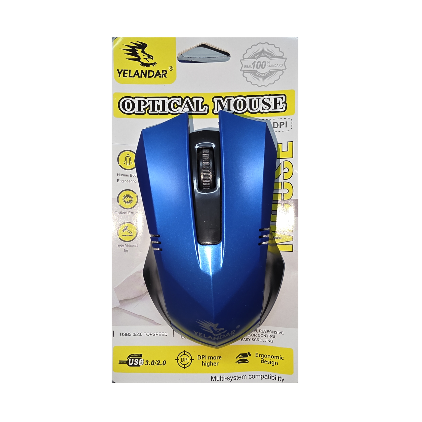 Kablolu Optik Bilgisayar Faresi - 3 Tuşlu, (JA-312)