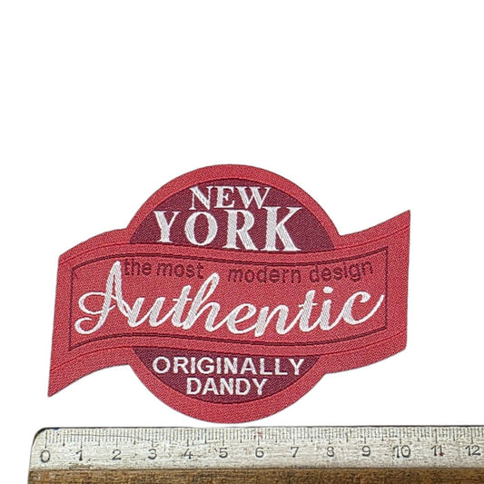 New York Authentic Yazılı Arma (10cm Genişliğindedir)