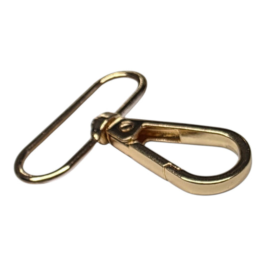 Altın Renk Badem Kanca, Papağan Kanca 4cm - Çanta Aksesuar, Gold Çanta Askı Kancası