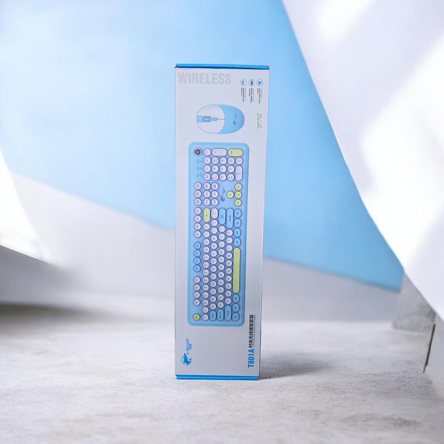 T801A Kablosuz Türkçe Q Klavye ve Mouse Seti ( 2.4GHz Kablosuz Türkçe Q)